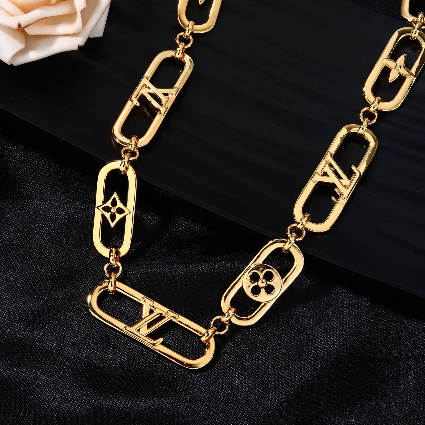 Louis Vuitton Gold Chain Belt
